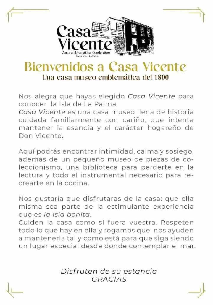 Villa Casa Vicente Vista Al Mar Y Montana Breña Alta Exterior foto
